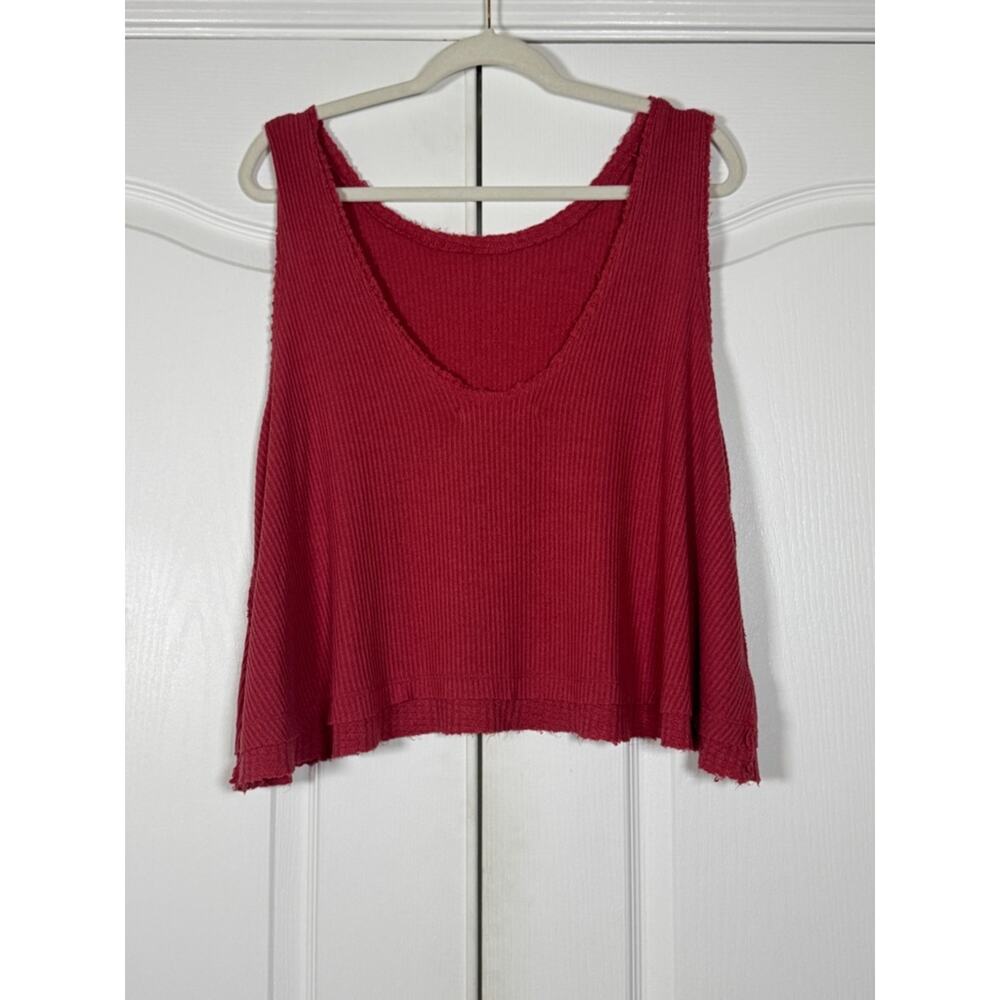 Free People New Love Rose Pink Flowy Swing Tank Top Small - Picture 4 of 9